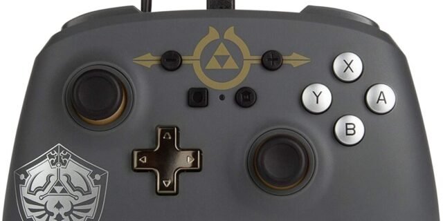 Powera 1518384-01 Controle P/ Nsw Wired Controller Zelda – Hylian Shield – Nintendo Switch