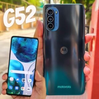 Smartphone Moto G52 128GB 4G Wi-Fi Tela 6.6” Dual Chip 4GB RAM Câmera Tripla + Selfie 16MP – Preto