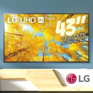 Smart TV LG 43″ 4k UHD 43UQ7500 Wi-Fi Bluetooth HDR Thinqai Compatível com Smart Magic Google Alexa