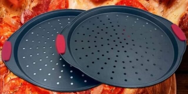 Conjunto de Assadeiras para Pizza 2 peças Napoli em Aço Carbono – Basic+