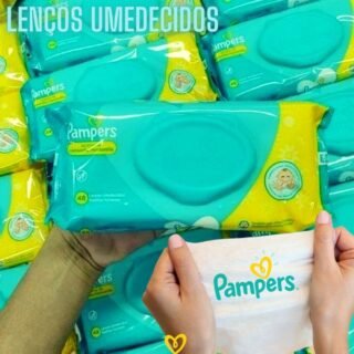 Lenços Umedecidos Pampers Aroma De Camomila 48 Unidade