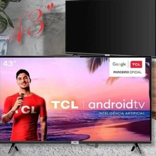 Smart TV 43” Full HD LED TCL Android TV 43S615 – VA Wi-Fi Bluetooth HDR Google Assistente Built-in
