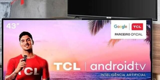 Smart TV 43” Full HD LED TCL Android TV 43S615 – VA Wi-Fi Bluetooth HDR Google Assistente Built-in