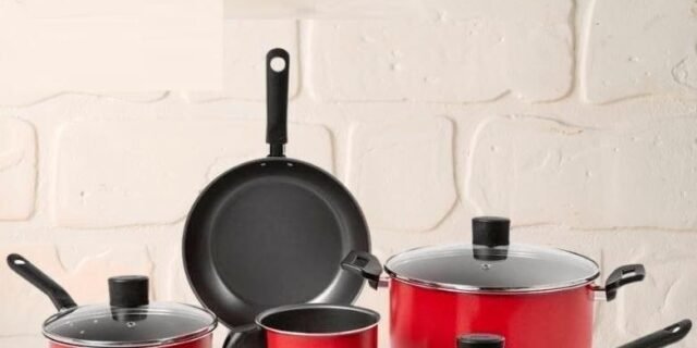 Jogo de Panelas Antiaderente Brinox Garlic 5 peças