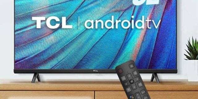 Smart TV Android Led 32″ Tcl S615 Hd Hdr Controle Remoto com Comando de Voz Google Assistant