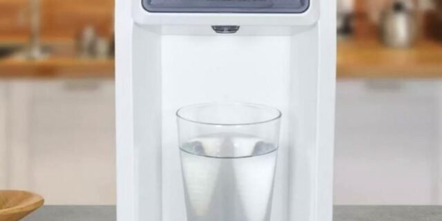 Purificador de Água Libell de Mesa e Parede – Branco e Cinza LN100 Água Natural