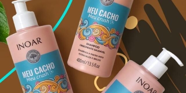 Kit Shampoo Condicionador e Leave-In Inoar – Meu Cacho Meu Crush