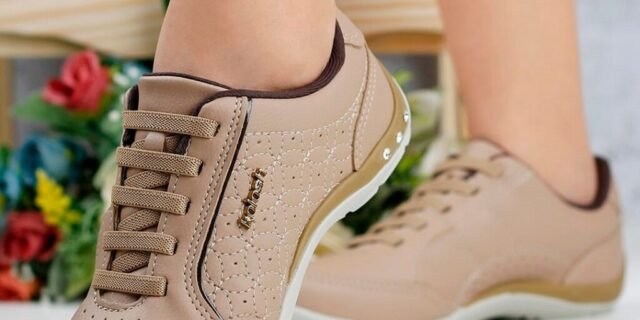 Tênis Kolosh Matelassê Feminino – Bege