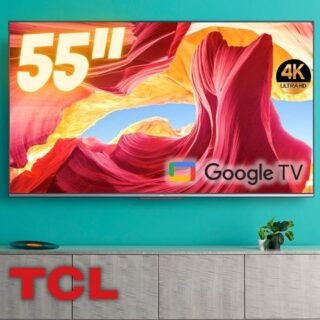 Smart TV Android 55″ TCL Led 4K UHD 55P725 HDR10 Bluetooth Google Assistant Borda Ultrafina Wi-Fi