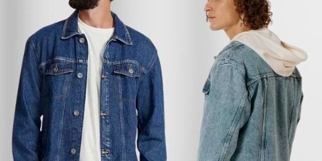 Jaqueta Jeans Masculina Trucker Com Lavanderia – hering