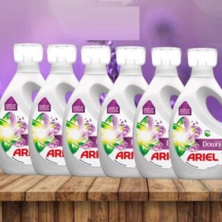 Sabão Líquido Concentrado Ariel com Toque de Downy 1,2L – 6 Unidades