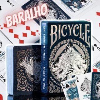 Baralho Bicycle Dragon, azul
