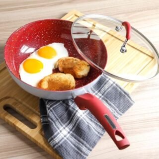 Frigideira Wok com tampa Power Taste 24 cm – La Cuisine