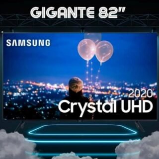 Smart TV 4K LED 82” Samsung UN82TU8000GXZD – Wi-Fi e Bluetooth HDR 3 HDMI 2 USB