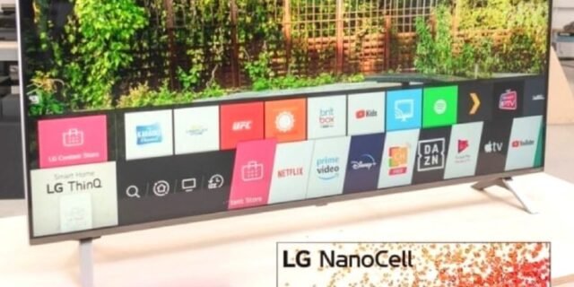 Smart TV LED 55” LG 55NANO75 4K NanoCell 3x HDMI 2.0 Inteligência Artificial ThinQAI Smart Magic Google Alexa