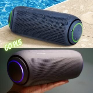Caixa De Som Portatil Lg Xboom Go Pl5 Meridian Bluetooth Surround 18 Horas De Bateria Ipx5 Preto