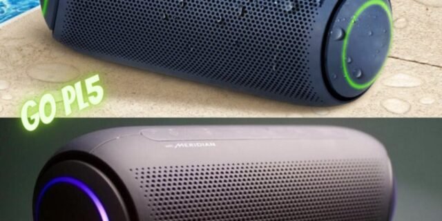 Caixa De Som Portatil Lg Xboom Go Pl5 Meridian Bluetooth Surround 18 Horas De Bateria Ipx5 Preto