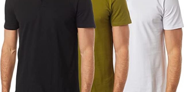 Kit 3 Camisas Polo Manga Curta, Basicamente, Masculino
