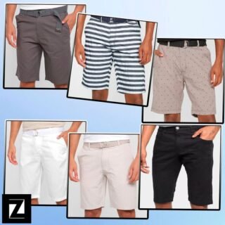 Bermuda Sarja Grifle ou Terminal Masculina