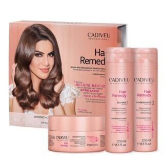 Kit Tratamento para o Cabelo Cadiveu Hair Remedy – Home Care 3 Unidades
