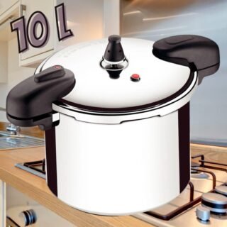25% de Volta no AME: Panela de Pressão Polida 10 L 24cm – Tramontina