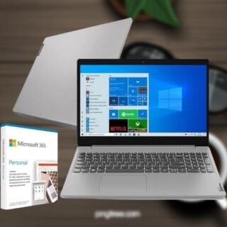 Notebook Lenovo IdeaPad 3i Celeron 4GB 128GB SSD + Microsoft 365 Personal – Windows 11 15.6″ 82BU0008BR Prata
