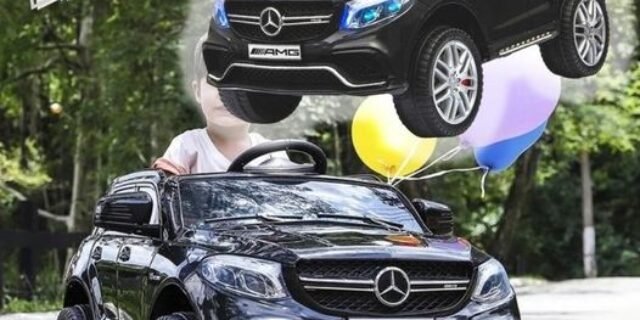 50% de Volta no AME: Carro Elétrico Infantil 12V Preto Mercedes Benz AMG – brink+