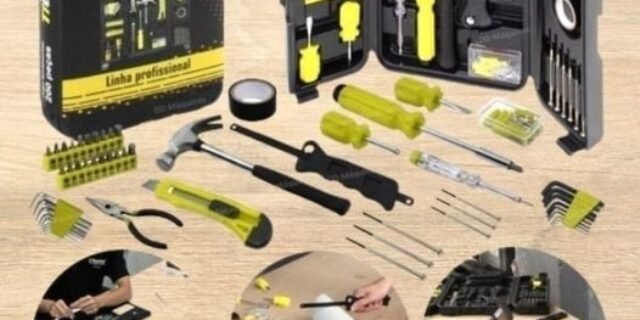 Jogo de Ferramentas Manuais 200 Peças com Maleta 5496 – Titanium