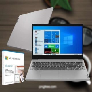 Notebook Lenovo IdeaPad 3i Celeron 4GB 128GB SSD + Microsoft 365 Personal – Windows 11 15.6″ 82BU0008BR Prata