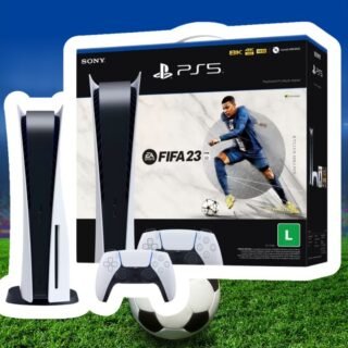 PlayStation 5 Edição Digital 2022 825GB 1 Controle – Sony com FIFA 23 Lançamento