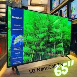 Smart TV 65” LG 4K NanoCell 65NANO80 2022 Inteligência Artificial AI ThinQ Smart Magic Google Alexa Preto