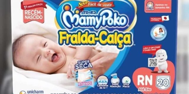 MamyPoko Fralda Calça Tamanho RN, embalagem Regular, 20 Unidades, Branco