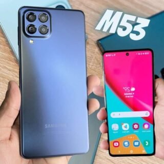 Smartphone Samsung Galaxy M53 5G, 128GB, 8GB RAM, Dual Chip, Tela Infinita de 6.7″