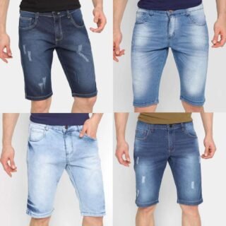 Bermuda Jeans Grifle Masculina
