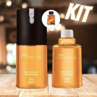 Kit Desodorante Corporal Essencial Masculino Refil