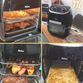 Fritadeira Philco Air Fryer 2 em 1 Oven 11L PFR2000P