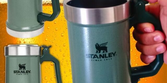 Stanley 10-09845-001 The Bottle Opener Beer Stein Hammertone Green 700 ml
