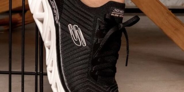 Tênis Skechers Glide Step Sport Feminino – Preto+Pink