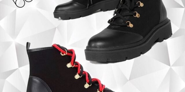 Bota Coturno Beira Rio Tratorada Feminina – Preto