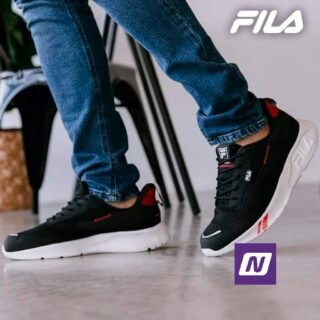 Tênis Fila Euroflag Masculino – Preto+Vermelho