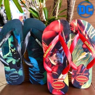 Chinelo Sandalias Havaianas Top Herois Dc, Havaianas, adulto-unissex (3 Opções)