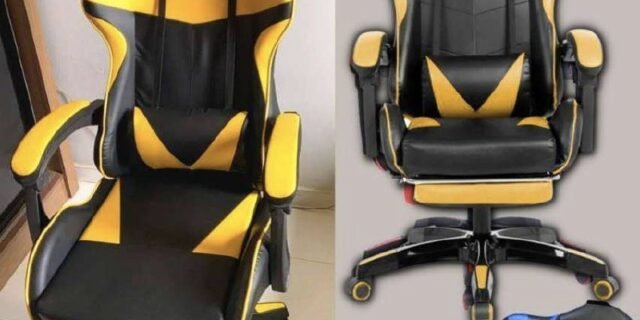 Cadeira Gamer Prizi – JX-1039 Amarelo