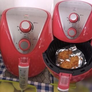 Fritadeira Elétrica Sem Óleo Air Fryer Mondial AF-32-RI 3,5L – Vermelha/Inox SÓ 110V