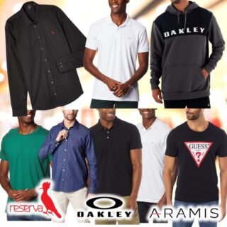 Oferta em Moda Masculina – Reserva, Aramis e mais com até 70% OFF