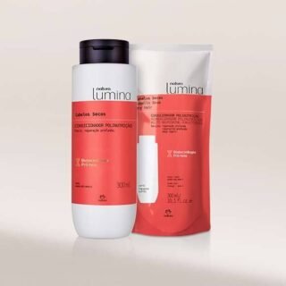 Kit Condicionador Polinutrição para Cabelos Secos Lumina com Refil