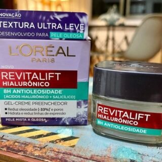 Gel Creme Hidratante Antioleosidade L’Oréal Paris Revitalif Hialurônico 49g