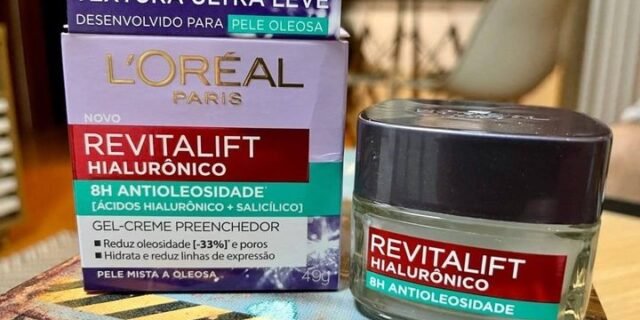 Gel Creme Hidratante Antioleosidade L’Oréal Paris Revitalif Hialurônico 49g