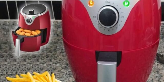 Fritadeira Elétrica Sem Óleo Flash Fryer Elgin Vermelha 220V 3.5L