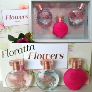 Kit Presente Floratta (3 itens): Floratta Blue 30ml + Floratta Rose 30ml + Floratta Flores Secretas 30ml