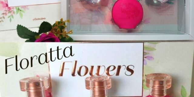 Kit Presente Floratta (3 itens): Floratta Blue 30ml + Floratta Rose 30ml + Floratta Flores Secretas 30ml